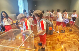 Alunos do 4º e 5º ano tiveram a oportunidade de conhecer o Palácio Anchieta